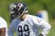 LAKE FOREST, IL - JUNE 12: Shea McClellin #99 of the Chicago Bears works out during a minicamp practice at Halas Hall on June 12, 2012 in Lake Forest, Illinois. (Photo by Jonathan Daniel/Getty Images)