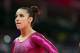 LONDON, ENGLAND - AUGUST 02: Alexandra Raisman of the United States looks on in the Artistic Gymnastics Women's Individual All-Around final on Day 6 of the London 2012 Olympic Games at North Greenwich Arena on August 2, 2012 in London, England. (Photo by Ronald Martinez/Getty Images)