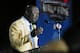 CANTON, OH - AUGUST 6: Former St. Louis Rams running back Marshal Faulk talks to the fans after uveiling his bust at the Enshrinement Ceremony for the Pro Football Hall of Fame on August 6, 2011 in Canton, Ohio. (Photo by Jason Miller/Getty Images)