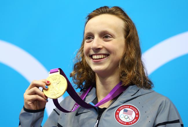 Katie Ledecky, 15, approached an Olympic record in the 800 free.
