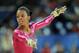 LONDON, ENGLAND - AUGUST 02: Gabrielle Douglas of the United States performs the floor exercise in the Artistic Gymnastics Women's Individual All-Around final on Day 6 of the London 2012 Olympic Games at North Greenwich Arena on August 2, 2012 in London, England. (Photo by Ronald Martinez/Getty Images)
