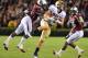 COLUMBIA, SC - SEPTEMBER 17: Wide receiver Matt Aiken #85 of Navy Midshipmen grabs a fourth-quarter pass against the South Carolina Gamecocks September 17, 2011 at Williams-Brice Stadium in Columbia, South Carolina. (Photo by Al Messerschmidt/Getty Images)
