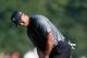AKRON, OH - AUGUST 03: Tiger Woods plays a shot on the 13th hole during the second round of the World Golf Championships-Bridgestone Invitational at Firestone Country Club South Course on August 3, 2012 in Akron, Ohio. (Photo by Sam Greenwood/Getty Images)