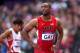 LONDON, ENGLAND - AUGUST 04: Tyson Gay of the United States after competing in the Men's 100m Round 1 Heats on Day 8 of the London 2012 Olympic Games at Olympic Stadium on August 4, 2012 in London, England. (Photo by Streeter Lecka/Getty Images)