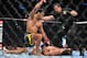 August 4, 2012; Los Angeles, CA, USA; Lyoto Machida knocks out Ryan Bader during the light heavyweight match at Staples Center. Mandatory Credit: Gary A. Vasquez-US PRESSWIRE