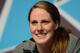 LONDON, ENGLAND - AUGUST 04: Missy Franklin of the United States speak to the media during a press conference on Day 8 of the London 2012 Olympic Games at the Aquatics Centre on August 4, 2012 in London, England. (Photo by Julia Vynokurova/Getty Images)