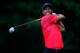 AKRON, OH - AUGUST 05: Tiger Woods plays his shot on the second tee during the final round of the World Golf Championships-Bridgestone Invitational at Firestone Country Club South Course on August 5, 2012 in Akron, Ohio. (Photo by Gregory Shamus/Getty Images)
