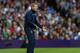 CARDIFF, WALES - AUGUST 01: GB coach, Stuart Pearce gives instructions during the Men's Football first round Group A match between Great Britain and Uruguay on Day 5 of the London 2012 Olympic Games at Millennium Stadium on August 1, 2012 in Cardiff, Wales. (Photo by Julian Finney/Getty Images)