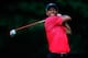AKRON, OH - AUGUST 05: Tiger Woods plays his shot on the second tee during the final round of the World Golf Championships-Bridgestone Invitational at Firestone Country Club South Course on August 5, 2012 in Akron, Ohio. (Photo by Gregory Shamus/Getty Images)