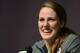 LONDON, ENGLAND - AUGUST 04: Missy Franklin of the United States speak to the media during a press conference on Day 8 of the London 2012 Olympic Games at the Aquatics Centre on August 4, 2012 in London, England. (Photo by Julia Vynokurova/Getty Images)