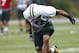 FLORHAM PARK, NJ - MAY 04: Jordan White #17 of the New York Jets works out during the Jets Rookie Minicamp on May 4, 2012 in Florham Park, New Jersey. (Photo by Jeff Zelevansky/Getty Images)