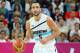 LONDON, ENGLAND - AUGUST 02: Manu Ginobili #5 of Argentina drives against Tunisia in the first half during the Men's Basketball Preliminary Round match on Day 6 of the London 2012 Olympic Games at Basketball Arena on August 2, 2012 in London, England. (Photo by Christian Petersen/Getty Images)