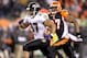 CINCINNATI, OH - JANUARY 01: Ray Rice #27 of the Baltimore Ravens runs for a touchdown during the NFL game against the Cincinnati Bengals at Paul Brown Stadium on January 1, 2012 in Cincinnati, Ohio. (Photo by Andy Lyons/Getty Images)