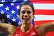LONDON, ENGLAND - AUGUST 06: Jennifer Suhr of the United States celebrates after winning the gold medal in the Women's Pole Vault final on Day 10 of the London 2012 Olympic Games at the Olympic Stadium on August 6, 2012 in London, England. (Photo by Mike Hewitt/Getty Images)