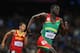 LONDON, ENGLAND - AUGUST 06: Kirani James of Grenada leads the field in the Men's 400m final on Day 10 of the London 2012 Olympic Games at the Olympic Stadium on August 6, 2012 in London, England. (Photo by Clive Brunskill/Getty Images)