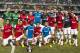 SO KON PO, HONG KONG - JULY 29: Players of Arsenal FC celebrates with trophy at the end of the pre-season Asian Tour friendly match between Kitchee FC and Arsenal at Hong Kong Stadium on July 29, 2012 in Hong Kong. (Photo by Victor Fraile/Getty Images)