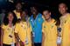 Bahamas Judo Federation national team coach, Dr. Rhadi Ferguson, with the Bahamian national judo team at the 2010 Central American and Caribbean Games in Puerto Rico