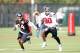 Joseph is doing more than just working against receivers. He's working with his fellow corner.