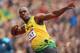 LONDON, ENGLAND - AUGUST 07: Usain Bolt of Jamaica reacts after competing in the Men's 200m Round 1 Heats on Day 11 of the London 2012 Olympic Games at Olympic Stadium on August 7, 2012 in London, England. (Photo by Streeter Lecka/Getty Images)