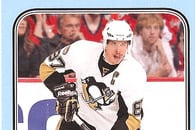 Pat Sajak Somehow Ended Up On A Sidney Crosby Hockey Card