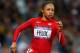 LONDON, ENGLAND - AUGUST 07: Allyson Felix of the United States competes in the Women's 200m Semifinals on Day 11 of the London 2012 Olympic Games at Olympic Stadium on August 7, 2012 in London, England. (Photo by Jamie Squire/Getty Images)