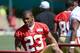 SANTA CLARA, CA - MAY 11: LaMichael James #23 of the San Francisco 49ers works out during Rookie Minincamp at the San Francisco 49ers practice facility on May 11, 2012 in Santa Clara, California. (Photo by Thearon W. Henderson/Getty Images)