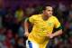MANCHESTER, ENGLAND - AUGUST 07: Leandro Damiao of Brazil reels away after scoring during the Men's Football Semi Final match between Korea and Brazil, on Day 11 of the London 2012 Olympic Games at Old Trafford on August 7, 2012 in Manchester, England. (Photo by Stanley Chou/Getty Images)