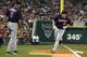 DETROIT, MI - JULY 04: Chris Parmelee #27 of the Minnesota Twins rounds third base after hitting a homerun in the fifth inning during a MLB game against the Detroit Tigers and the at Comerica Park on July 4, 2012 in Detroit, Michigan. (Photo by Dave Reginek/Getty Images)