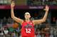 LONDON, ENGLAND - AUGUST 05: Diana Taurasi #12 of United States reacts to a shot against China during the Women's Basketball Preliminary Round match on Day 9 of the London 2012 Olympic Games at the Basketball Arena on August 5, 2012 in London, England. (Photo by Christian Petersen/Getty Images)