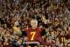LOS ANGELES, CA - NOVEMBER 26: Quarterback Matt Barkley #7 of the USC Trojans conducts the band after the game with the UCLA Bruins at the Los Angeles Memorial Coliseum on November 26, 2011 in Los Angeles, California. USC won 50-0. (Photo by Stephen Dunn/Getty Images)