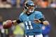 Jaguars QB Blaine Gabbert struggled mightily in his rookie campaign, throwing for only 2,214 yards and 12 touchdowns last season. (US PRESSWIRE)