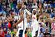 LONDON, ENGLAND - AUGUST 08: (L-R) Kobe Bryant #10 and LeBron James #6 of United States celebrate late in the fourth quarter against Australia during the Men's Basketball quaterfinal game on Day 12 of the London 2012 Olympic Games at North Greenwich Arena on August 8, 2012 in London, England. (Photo by Ronald Martinez/Getty Images)