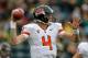 EUGENE, OR - NOVEMBER 26: Quarterback Sean Mannion #4 of the Oregon State Beavers throws a pass against the Oregon Ducks during the 115th Civil War on November 26, 2011 at the Autzen Stadium in Eugene, Oregon. (Photo by Jonathan Ferrey/Getty Images)