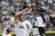 Gavin Floyd and A.J. Pierzynski of the Chicago White Sox.