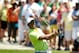 KIAWAH ISLAND, SC - AUGUST 09: Tiger Woods of the United States hits a shot on the ninth hole during Round One of the 94th PGA Championship at the Ocean Course on August 9, 2012 in Kiawah Island, South Carolina. (Photo by Jonathan Ferrey/Getty Images)