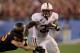 GLENDALE, AZ - JANUARY 02: Stepfan Taylor #33 of the Stanford Cardinal runs the ball against the Oklahoma State Cowboys during the Tostitos Fiesta Bowl on January 2, 2012 at University of Phoenix Stadium in Glendale, Arizona. (Photo by Doug Pensinger/Getty Images)