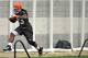 Jun 5, 2012; Berea, OH, USA; Cleveland Browns running back Trent Richardson (33) runs an obstacle during minicamp at the Cleveland Browns training facility. Mandatory Credit: David Richard-US PRESSWIRE