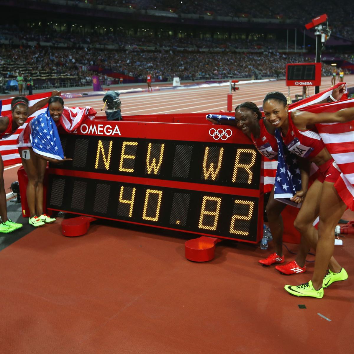 2012 Olympics The 25 World Records of the London Games Bleacher Report