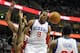 PHILADELPHIA, PA - MARCH 16: Andre Iguodala #9 of the Philadelphia 76ers passes to teammate Thaddeus Young #21 during the game against the Miami Heat at the Wells Fargo Center on March 16, 2012 in Philadelphia, Pennsylvania. NOTE TO USER: User expressly acknowledges and agrees that, by downloading and or using this photograph, User is consenting to the terms and conditions of the Getty Images License Agreement. (Photo by Drew Hallowell/Getty Images)