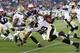 FOXBORO, MA - AUGUST 9: Travaris Cadet #39 of the New Orleans Saints gains yardage during a game against the New England Patriots in the first half at Gillette Stadium on August 9, 2012 in Foxboro, Massachusetts. (Photo by Jim Rogash/Getty Images)