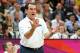 LONDON, ENGLAND - AUGUST 06: Head coach of the United States Mike Krzyzewski gestures during the Men's Basketball Preliminary Round match against Argentina on Day 10 of the London 2012 Olympic Games at the Basketball Arena on August 6, 2012 in London, England. (Photo by Christian Petersen/Getty Images)
