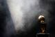 MIAMI, FL - JUNE 25: The Larry O'Brien Trophy sits on display during a celebration for the 2012 NBA Champion Miami Heat at American Airlines Arena on June 25, 2012 in Miami, Florida. (Photo by Mike Ehrmann/Getty Images)