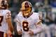 PHILADELPHIA, PA - JANUARY 01: Rex Grossman #8 of the Washington Redskins jogs off the field after the Redskins failed to convert on third down against the Philadelphia Eagles during the secocnd half at Lincoln Financial Field on January 1, 2012 in Philadelphia, Pennsylvania. (Photo by Rob Carr/Getty Images)
