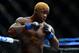 August 11, 2012; Denver, CO, USA; Melvin Guillard fights Donald Cerrone (not pictured) during UFC 150 at the Pepsi Center. Mandatory Credit: Ron Chenoy-US PRESSWIRE