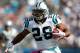 CHARLOTTE, NC - OCTOBER 09: Jonathan Stewart #28 of the Carolina Panthers runs with the ball against the New Orleans Saints during their game at Bank of America Stadium on October 9, 2011 in Charlotte, North Carolina. (Photo by Streeter Lecka/Getty Images)