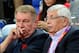 LONDON, ENGLAND - AUGUST 08: United States Men's Basketball Managing Director Jerry Colangelo and NBA Commissioner David Stern watch the United States take on Australia during the Men's Basketball quaterfinal game on Day 12 of the London 2012 Olympic Games at North Greenwich Arena on August 8, 2012 in London, England. (Photo by Ronald Martinez/Getty Images)