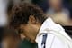 LONDON, ENGLAND - JUNE 28: Rafael Nadal of Spain walks off the court after being defeated by Lukas Rosol of the Czech Republic during their Gentlemen's Singles second round match on day four of the Wimbledon Lawn Tennis Championships at the All England Lawn Tennis and Croquet Club on June 28, 2012 in London, England. (Photo by Clive Rose/Getty Images)