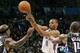 OKLAHOMA CITY, OK -DECEMBER 25: Russell Westbrook #0 of the Oklahoma City Thunder passes under pressure during the NBA season opening game against the Orlando Magic December 25, 2011 at the Chesapeake Energy Arena in Oklahoma City, Oklahoma. Oklahoma City defeated Orlando 97-89. NOTE TO USER: User expressly acknowledges and agrees that, by downloading and or using this Photograph, user is consenting to the terms and conditions of the Getty Images License Agreement. (Photo by Brett Deering/Getty Images)