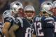 FOXBORO, MA - AUGUST 9: Aaron Hernandez #81 of the New England Patriots looks toward the sideline during a preseason game against the Orleans Saints in the first half at Gillette Stadium on August 9, 2012 in Foxboro, Massachusetts. (Photo by Jim Rogash/Getty Images)