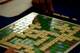 23 Aug 1999: A game of Scrabble in progress during the Mind Sports Olympiad at Olympia in London. \ Mandatory Credit: John Gichigi /Allsport
